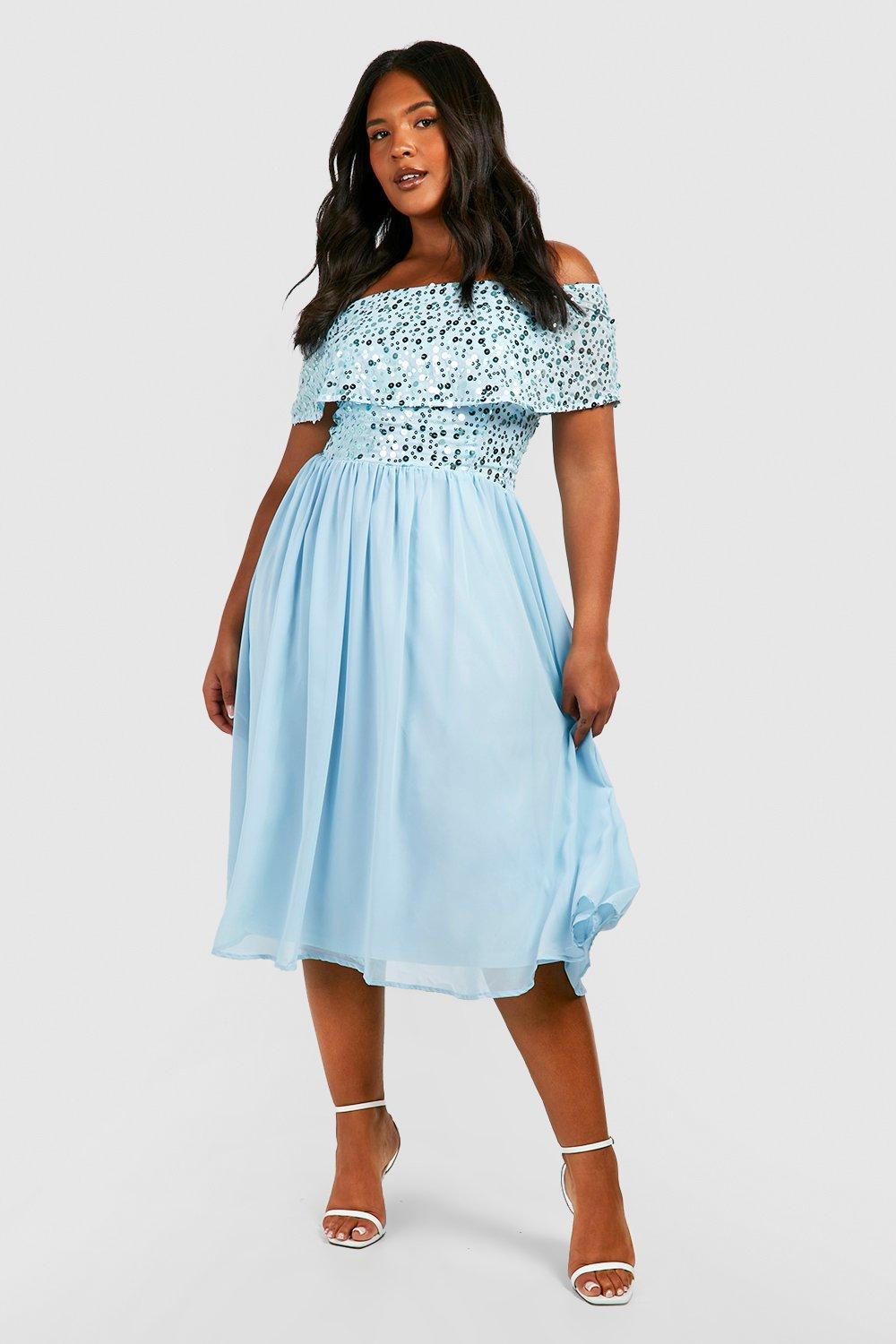 Boohoo occasion outlet dress plus size